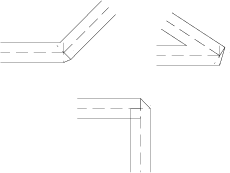 Figure 2 —  Square corners with truncate